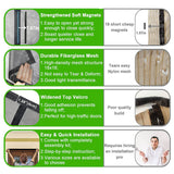 Custom Magnetic Screen Door Left Side Opening