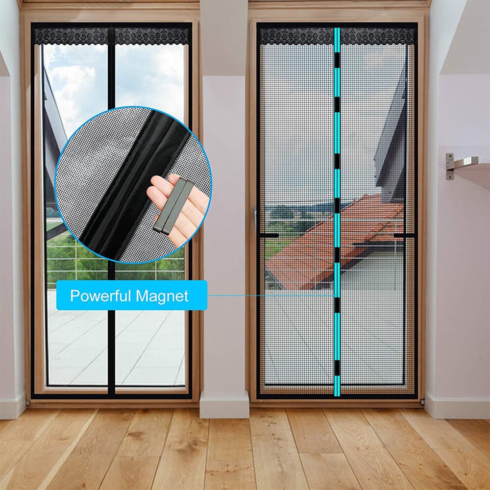 Custom Magnetic Screen Door Left Side Opening