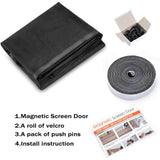 Custom Magnetic Screen Door Left Side Opening