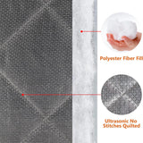 Custom Thermal Insulated Door Curtain Side Opening