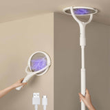 Electric Fly Swatter - Rotating Head Rechargeable Fly Swatter