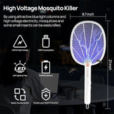 Electric Fly Swatter Racket