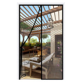 Black Magnetic Screen Door