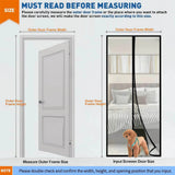 Transparent Thermal Insulated Door Curtain Custom Size