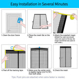Custom Double Door Magnetic Screen