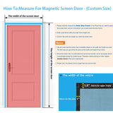 Custom Magnetic Screen Door Right Side Opening