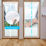 Magnetic Screen Door White LYGFZF