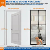 Transparent Thermal Insulated Door Curtain Custom Size