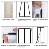 Transparent Thermal Insulated Door Curtain Custom Size