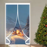 Transparent Thermal Insulated Door Curtain Custom Size