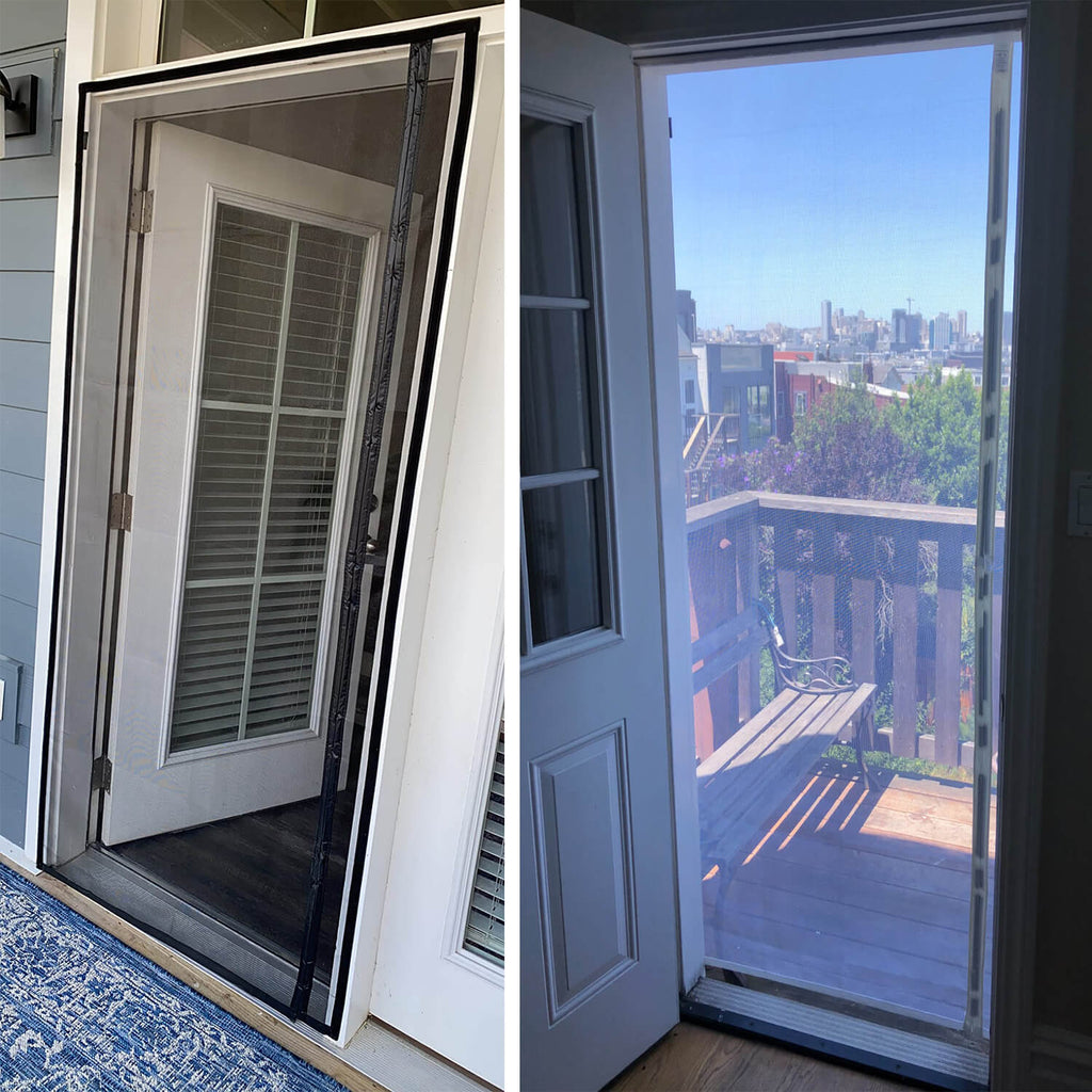 Custom Magnetic Screen Door Right Side Opening LF LYGFZF Custom magnetic screen door right side opening lf lygfzf
